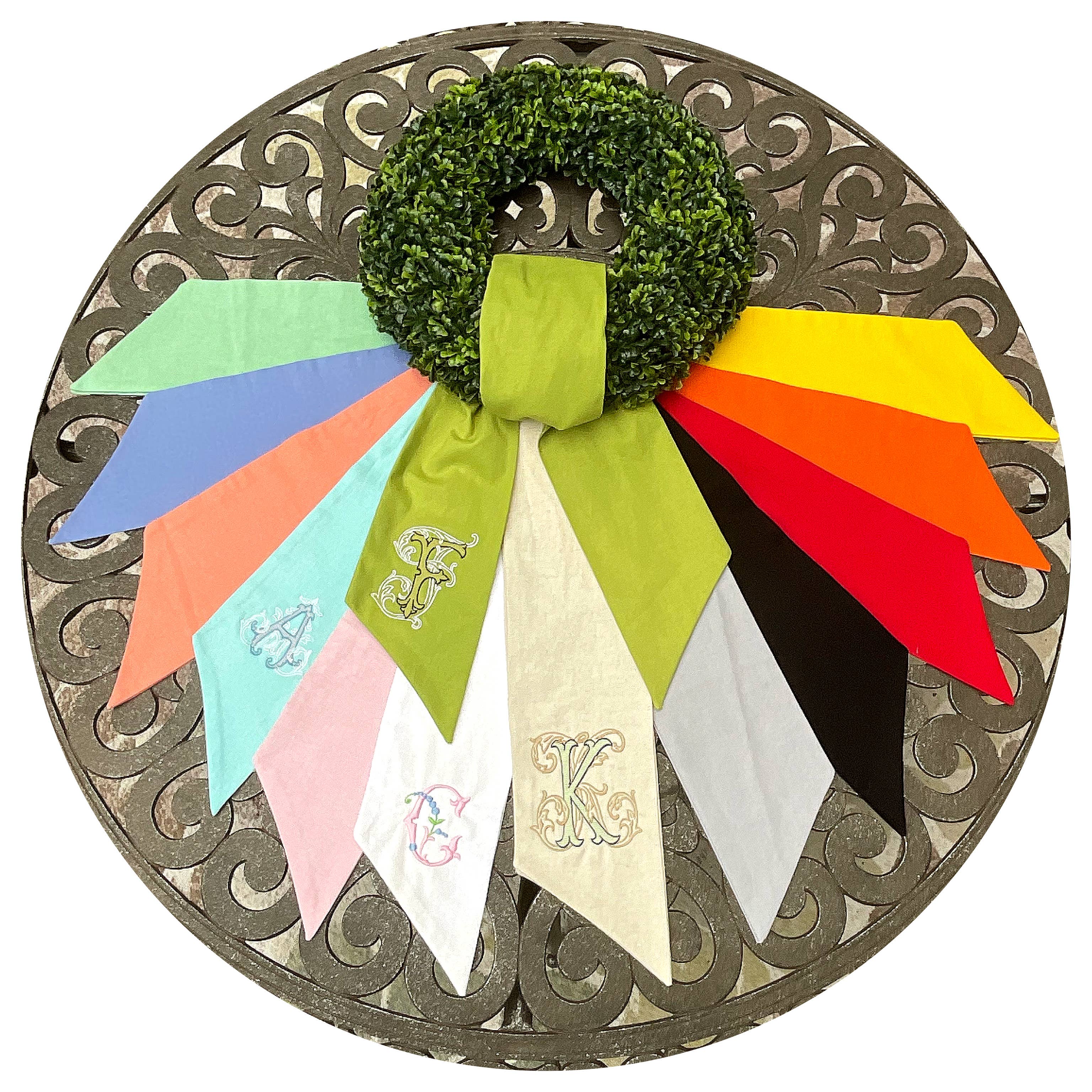 Linen Sashes: Mango / 54 inches