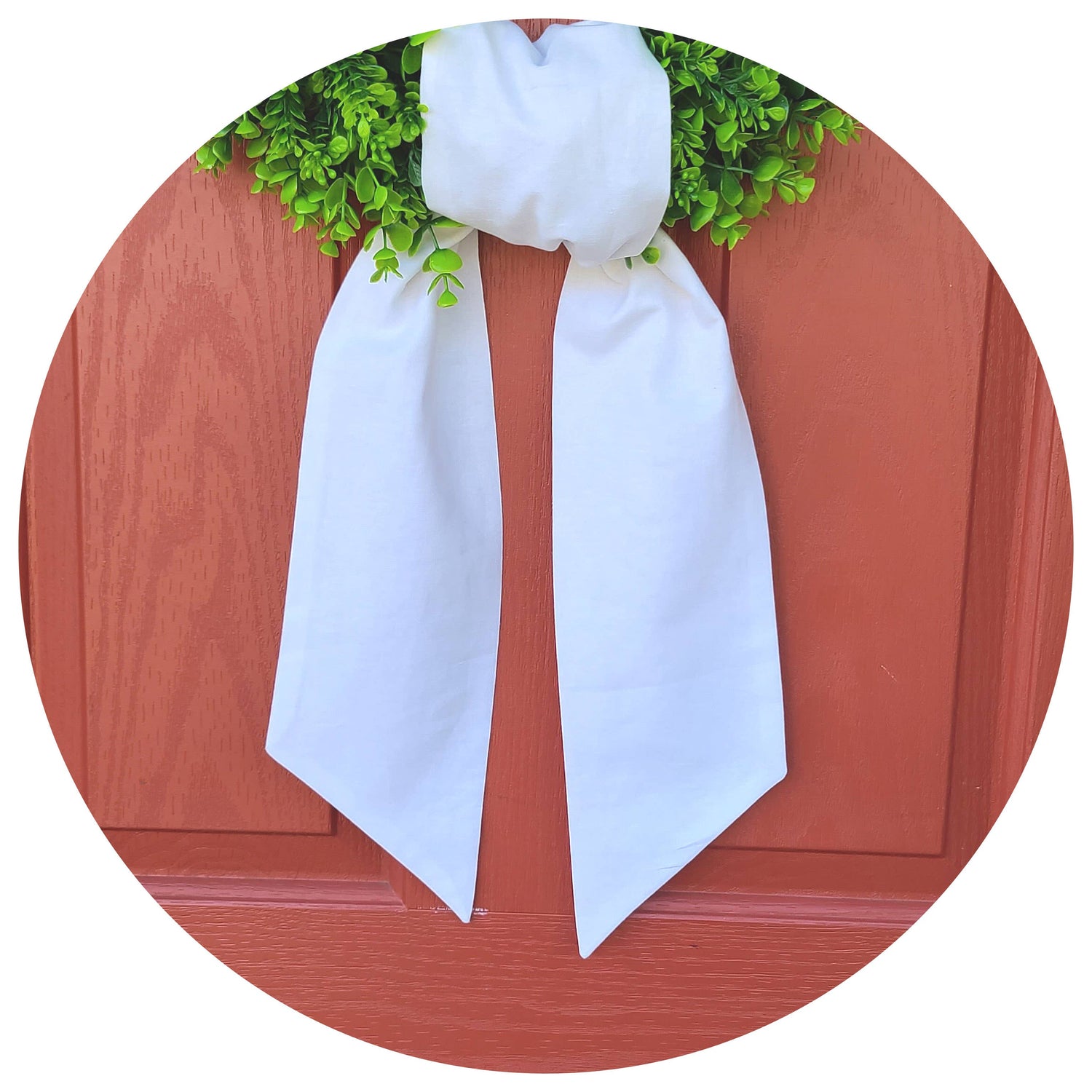 Linen Sashes: Mango / 54 inches