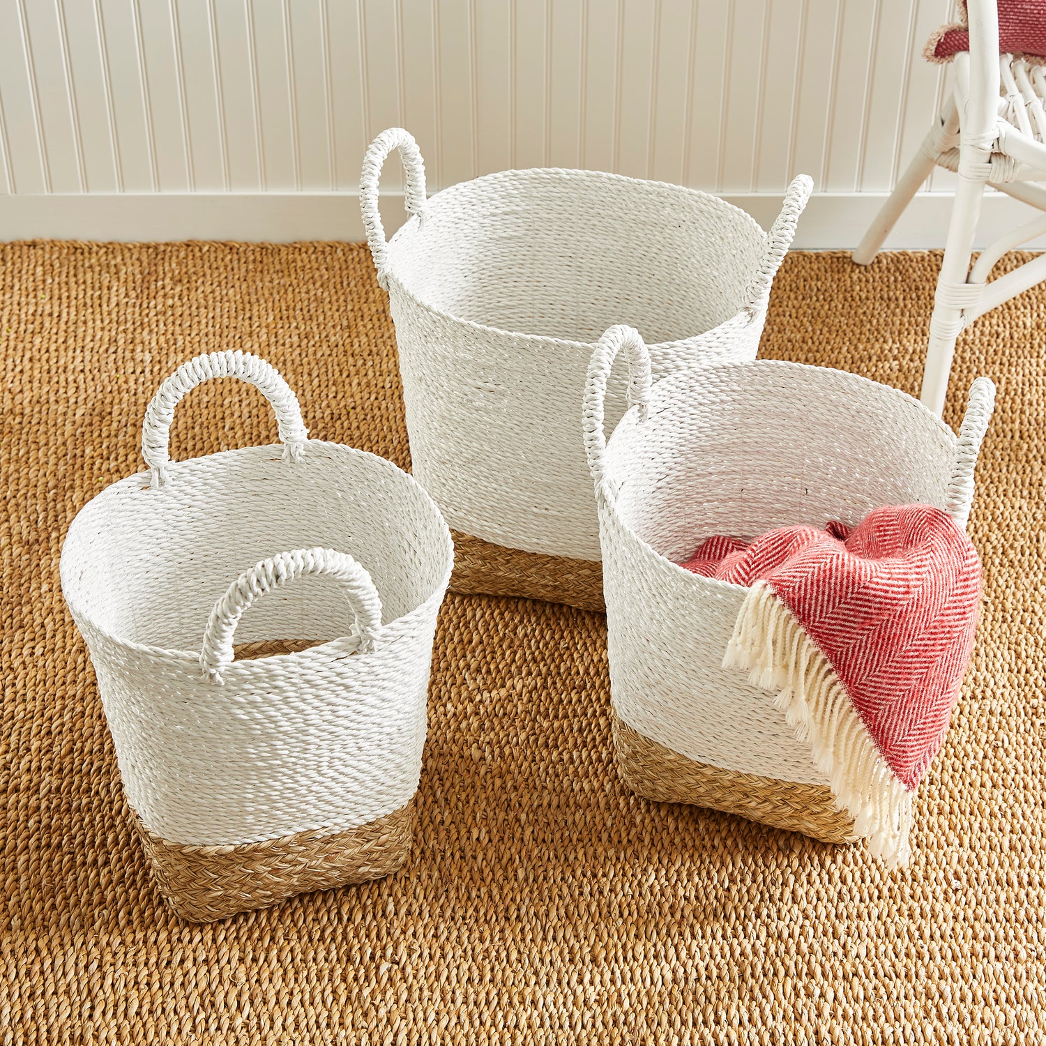 Madura Market Baskets, Set Of 3