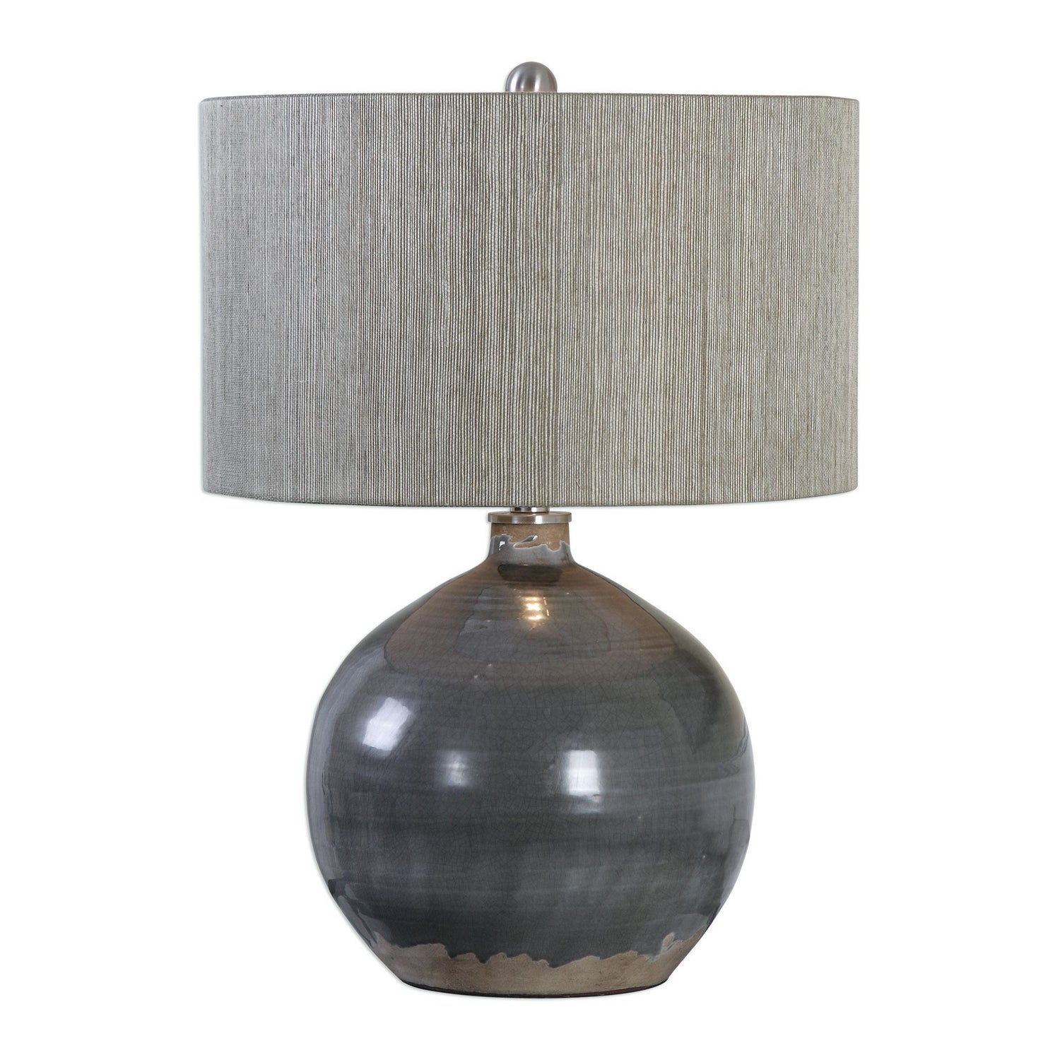 Uttermost - 27215-1 - One Light Table Lamp - Vardenis - Brushed Nickel