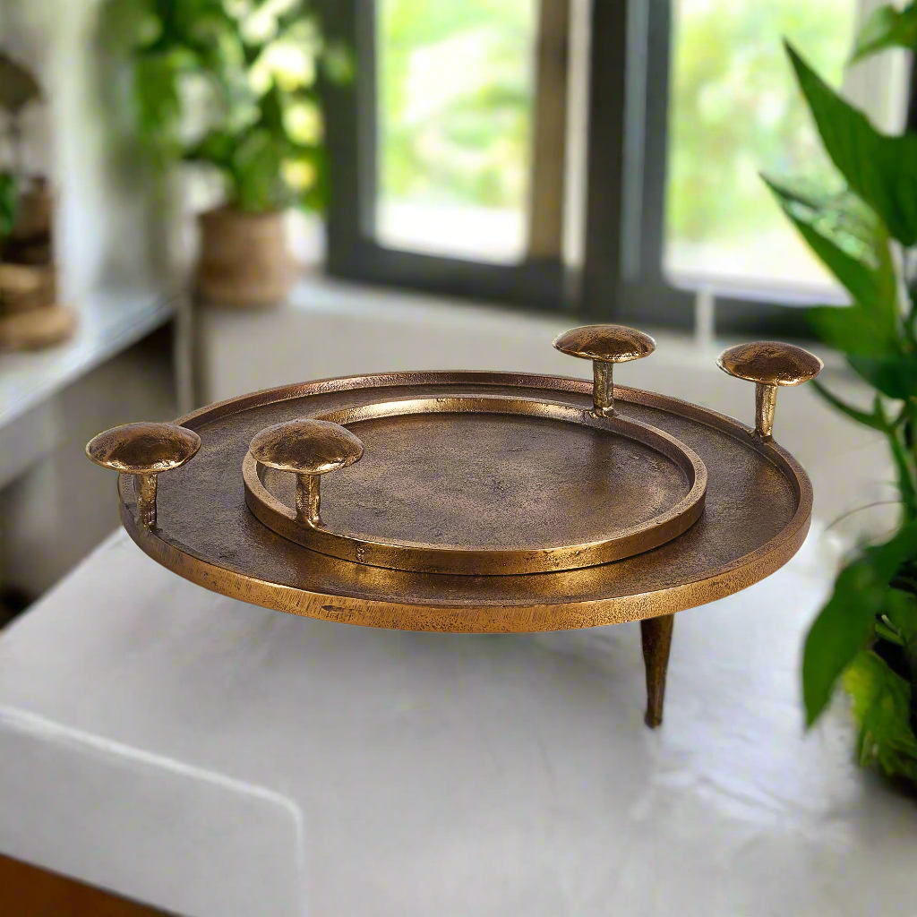 RHYS DECORATIVE TRAYS, Set of 2