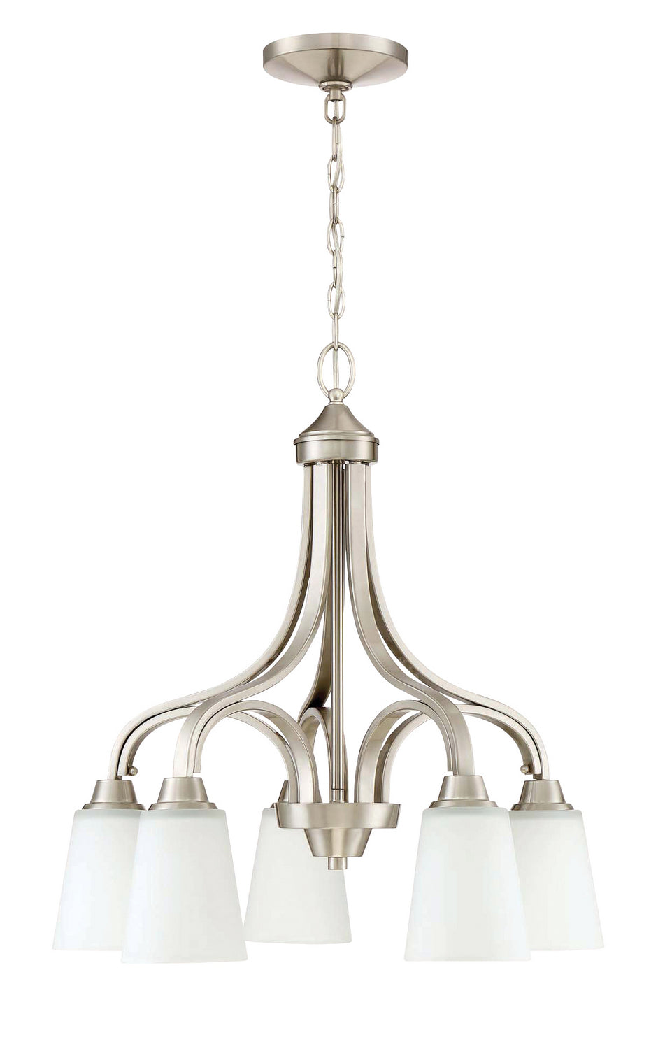 Craftmade - 41915-BNK - Five Light Chandelier - Grace - Brushed Polished Nickel