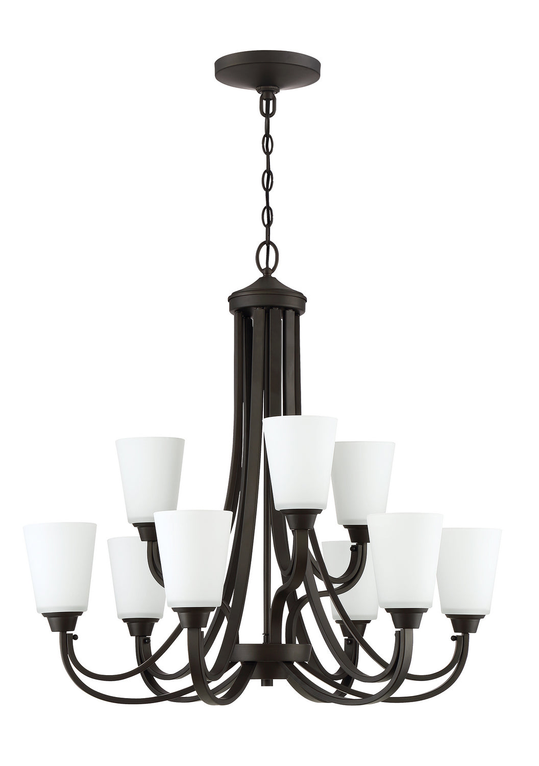 Craftmade - 41929-ESP - Nine Light Chandelier - Grace - Espresso