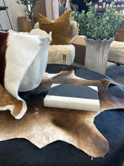 White Hide / Black Cover Book