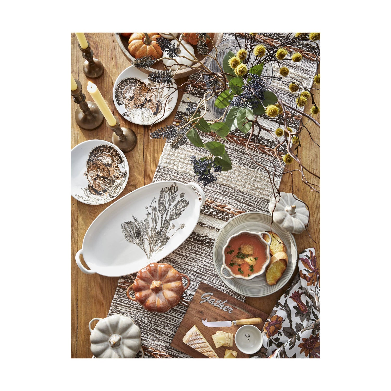 SALE Grateful Gatherings Runner - Multi