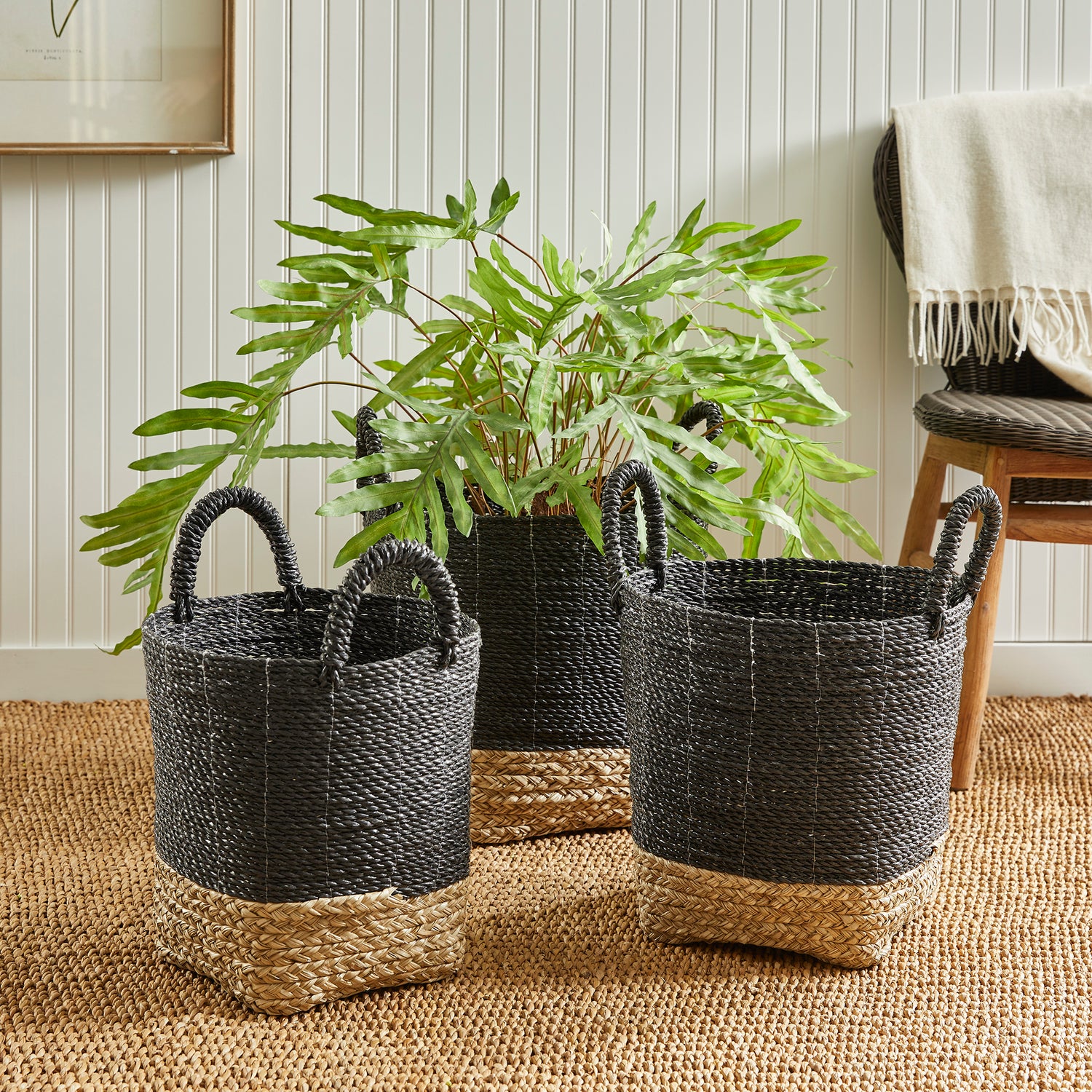 Madura Market Baskets, Set Of 3