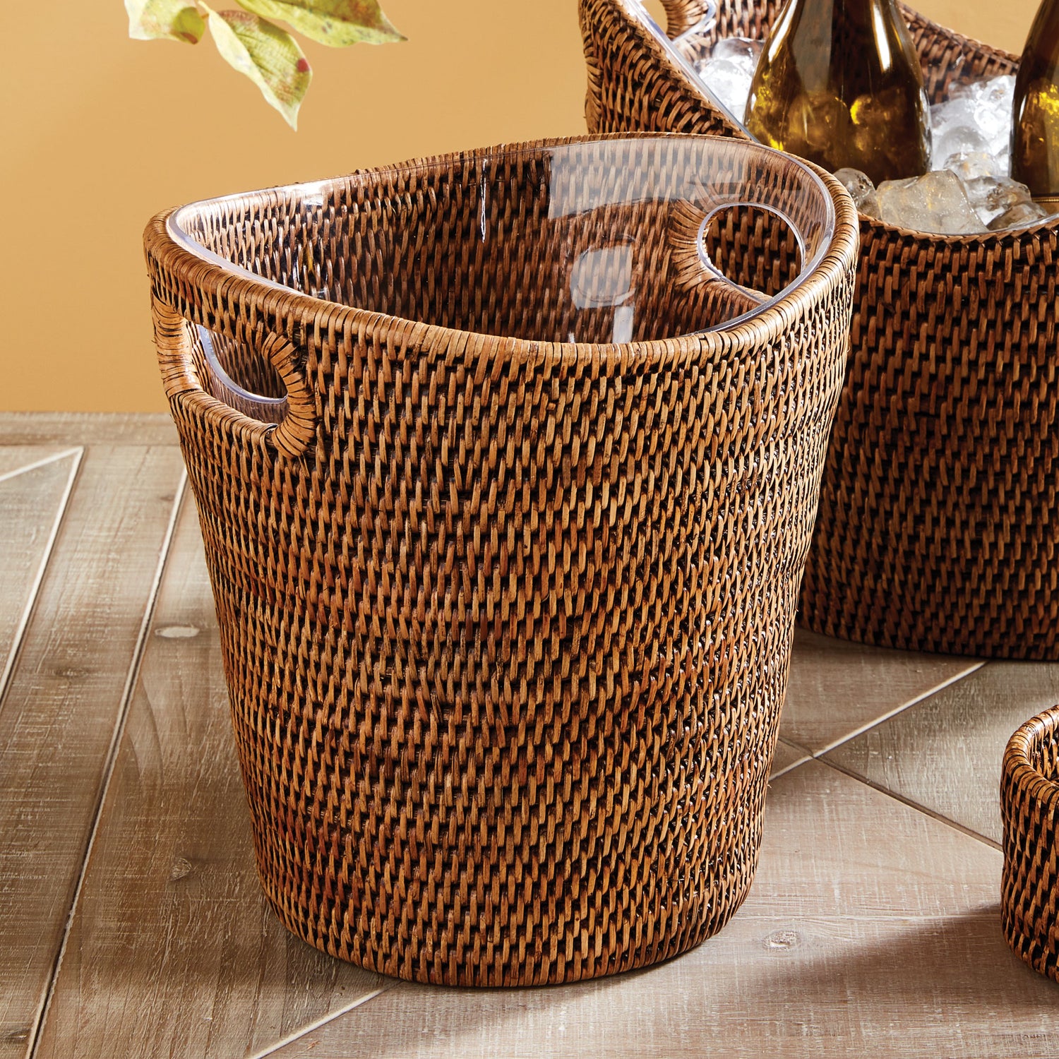 Burma Rattan Beverage Tub Small