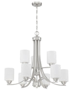 Craftmade - 50529-BNK-WG - Nine Light Chandelier - Bolden - Brushed Polished Nickel