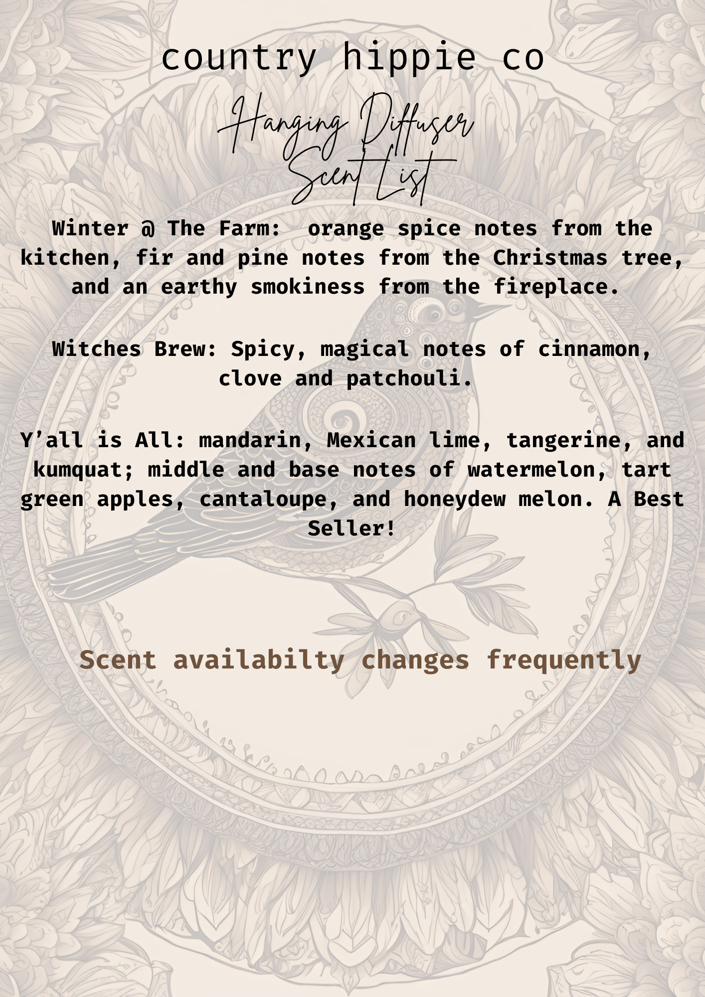 Hanging Car/Closet Fragrance Diffuser: Queen Bee