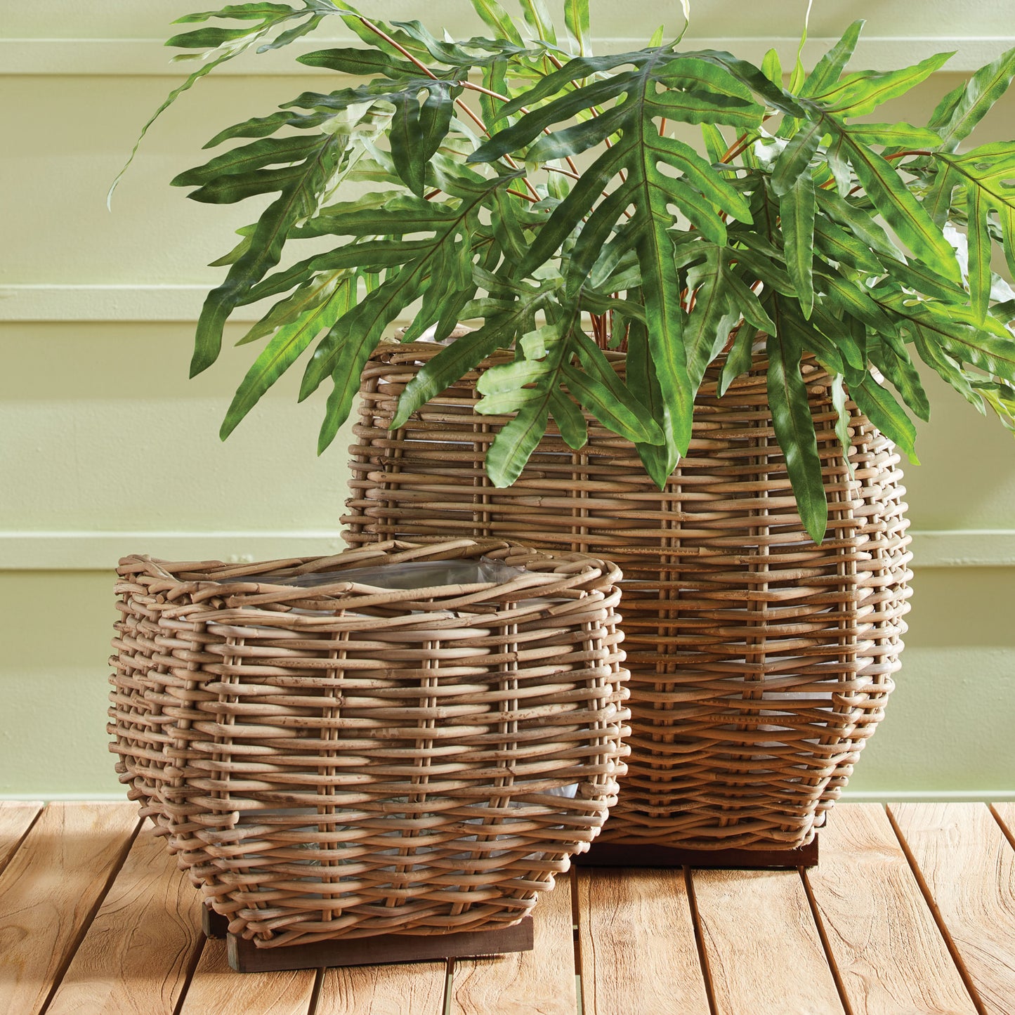 SYLVIE SQUARE TAPER BASKET SMALL
