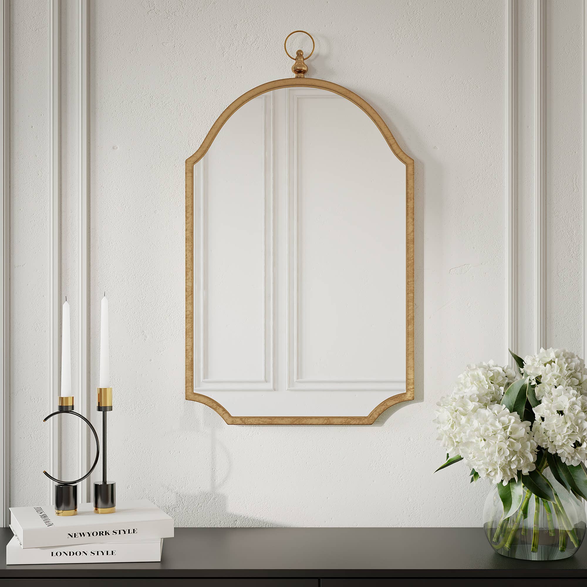 Amarett Mirror - 34"H x 20"W