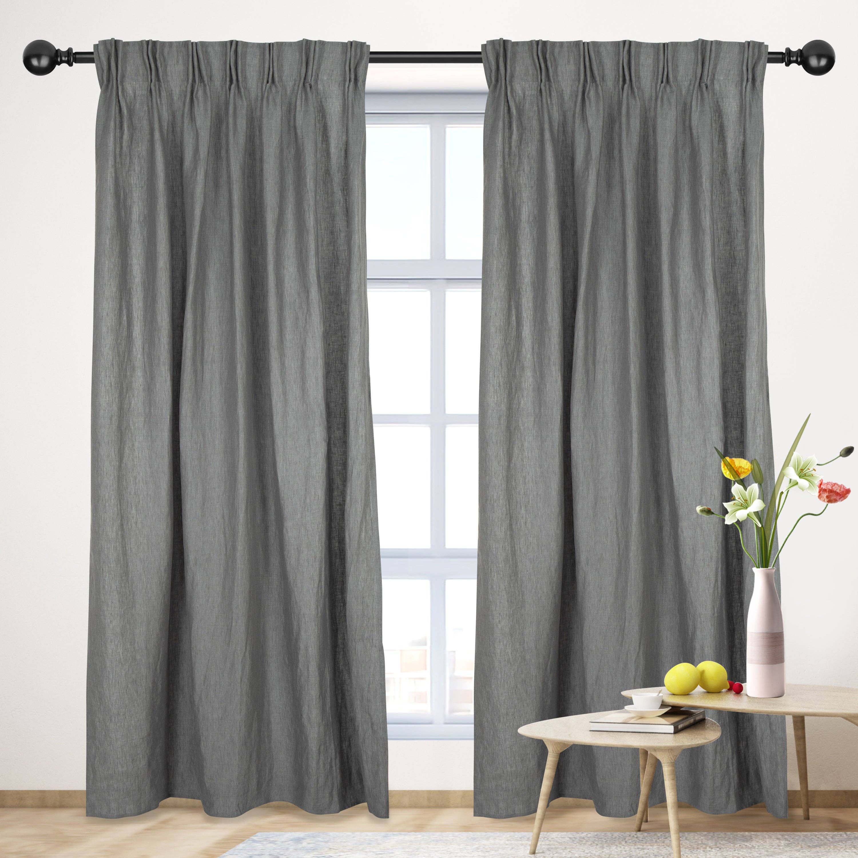 Basic Curtain: White / Cotton Lining / 5096