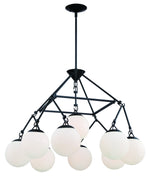 Craftmade - 50729-FB - Nine Light Chandelier - Orion - Flat Black