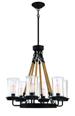 Craftmade - 52026-ESP - Six Light Outdoor Chandelier - Homestead - Espresso