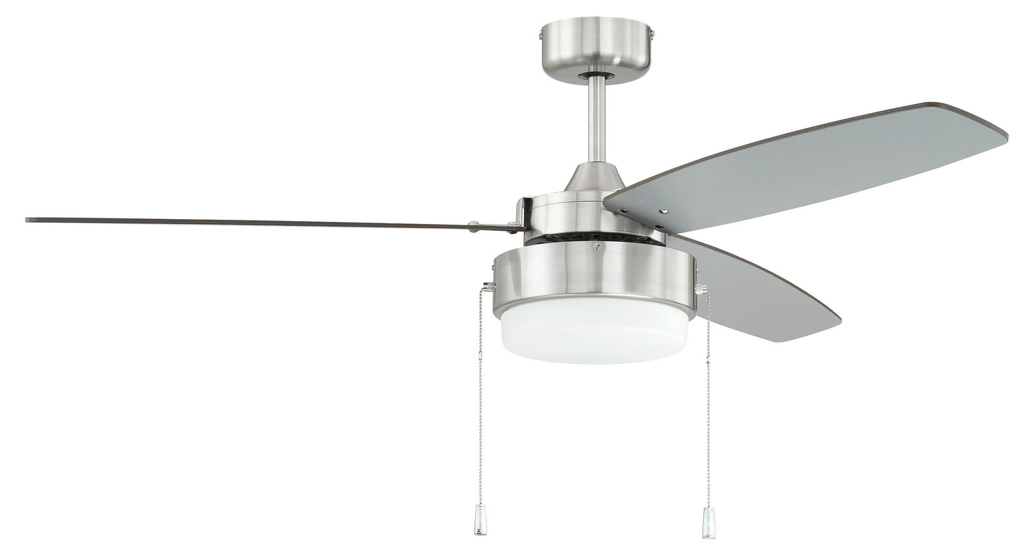 Craftmade - INT52BNK3 - 52"Ceiling Fan - Intrepid - Brushed Polished Nickel