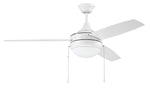 Craftmade - PHA52W3 - 52"Ceiling Fan - Phaze 3 Blade - White