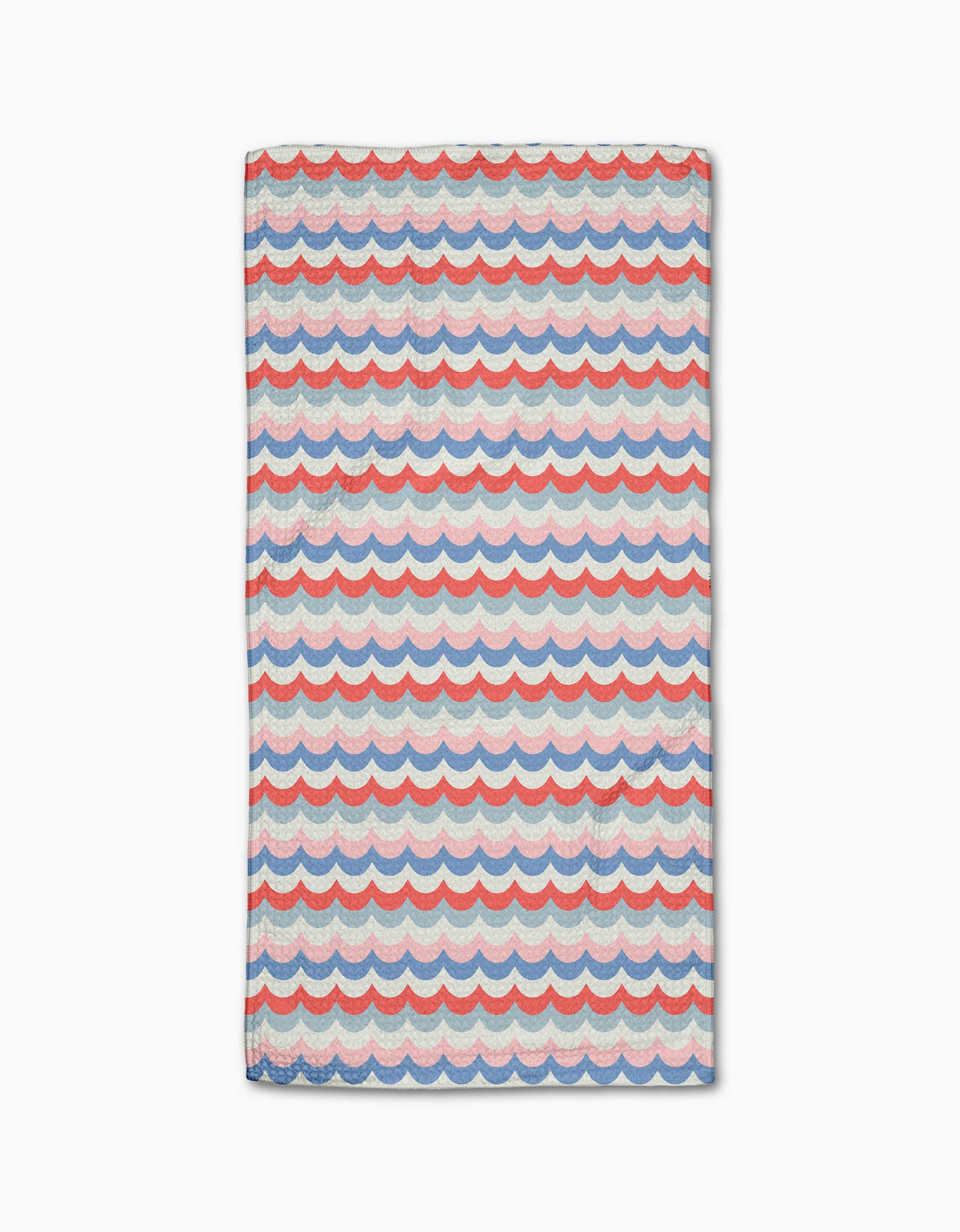 Scallop Stripes Bar Towel