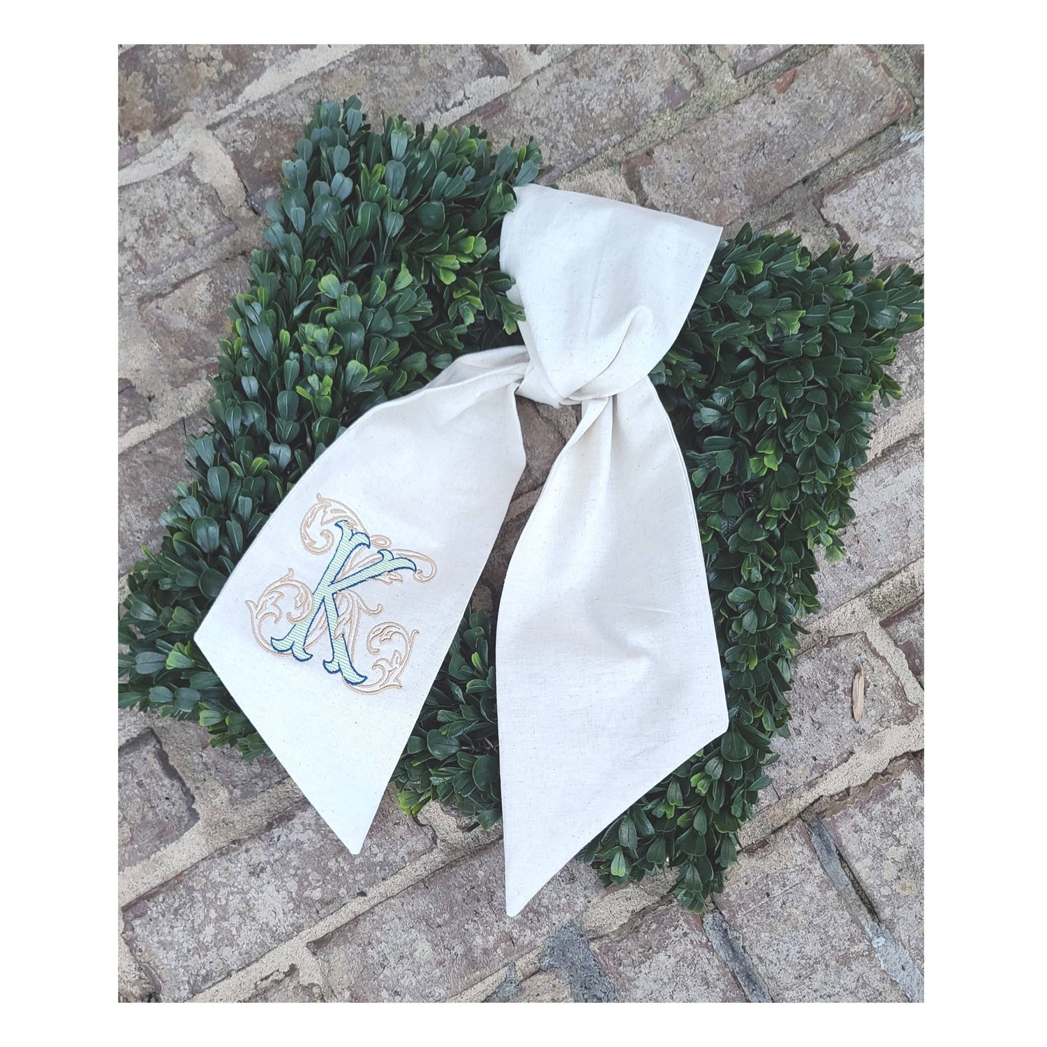 Linen Sashes: Mango / 54 inches