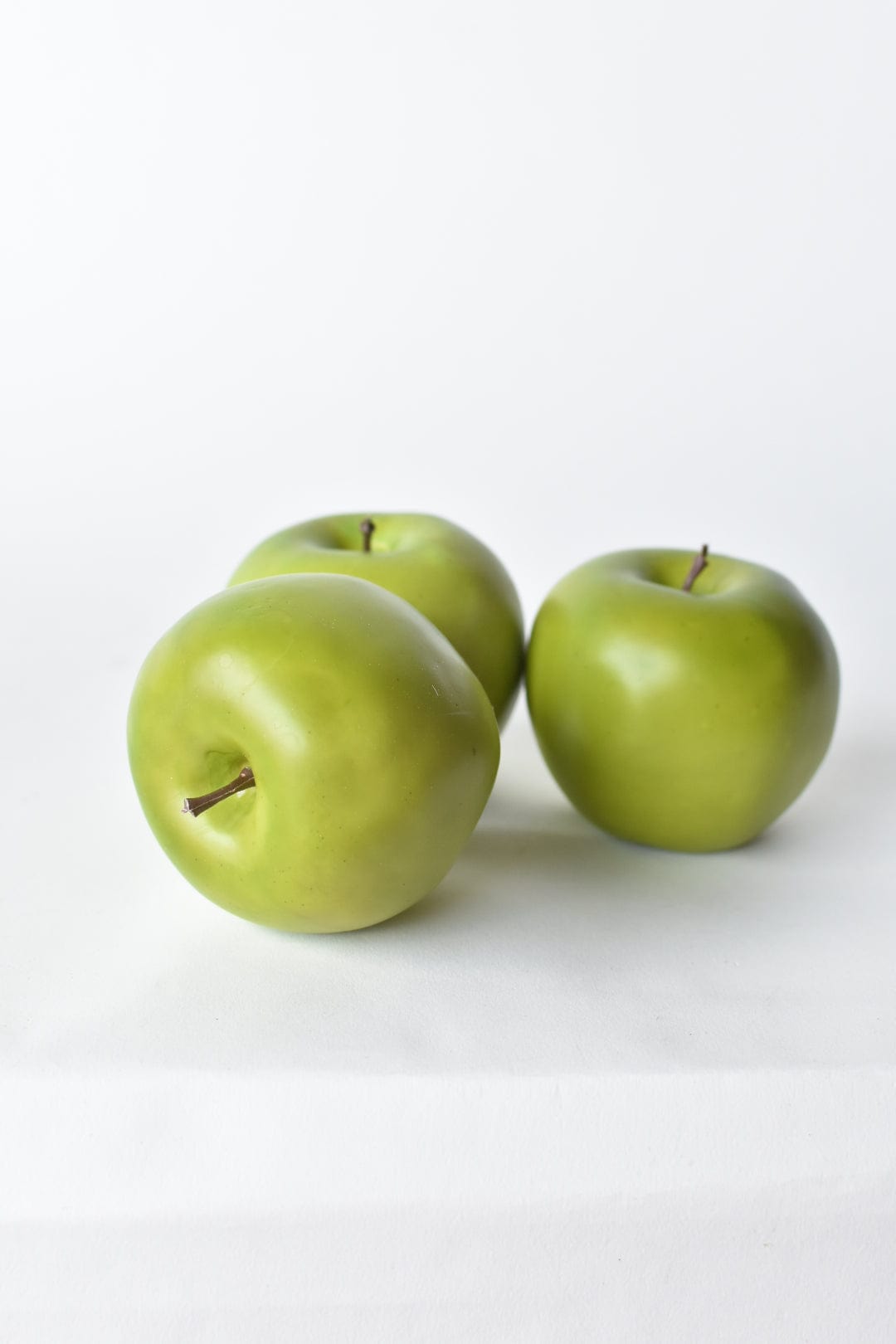 3" Faux Green Apple : 1pc