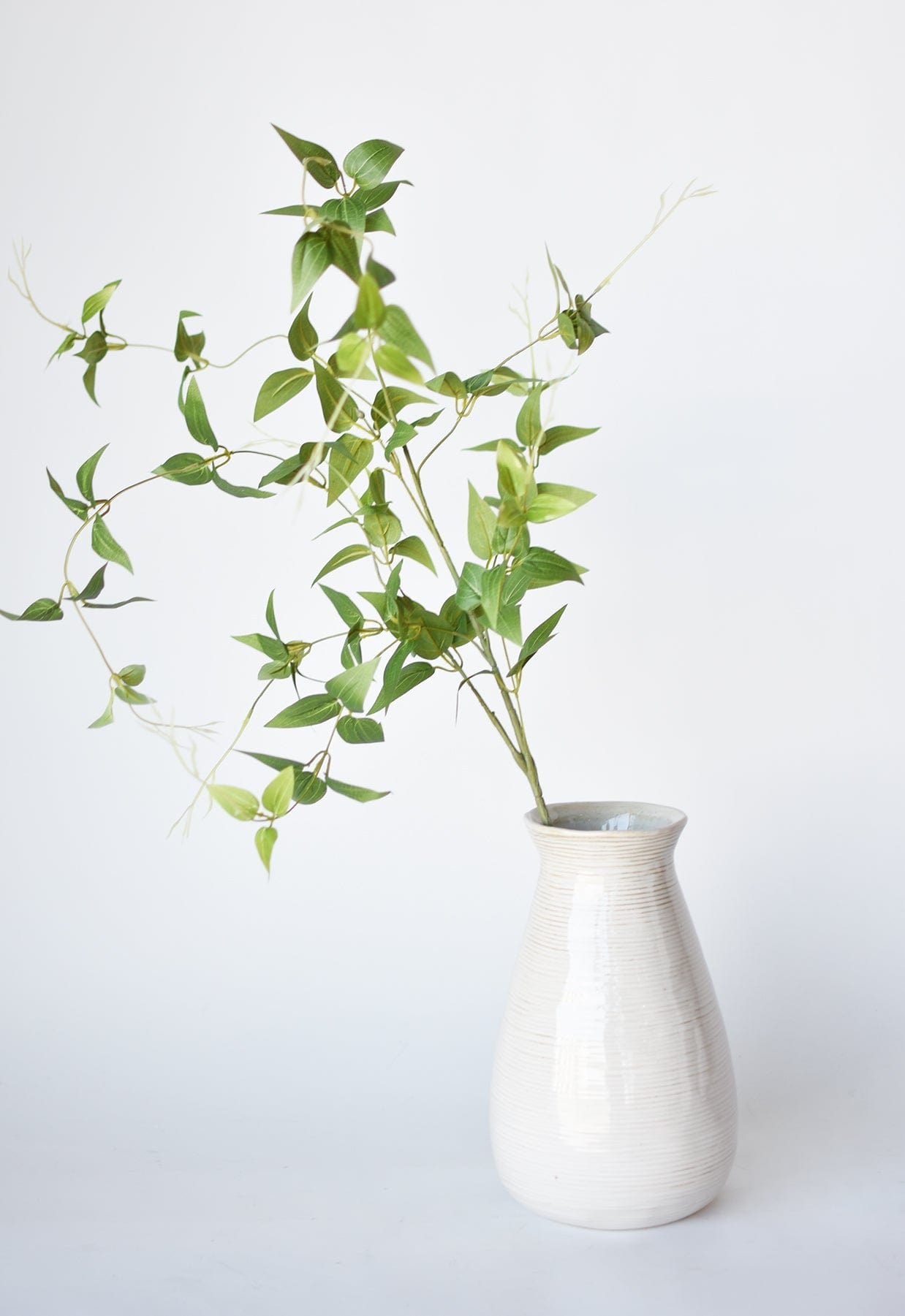 40" Faux Green Clematis Vine Stem