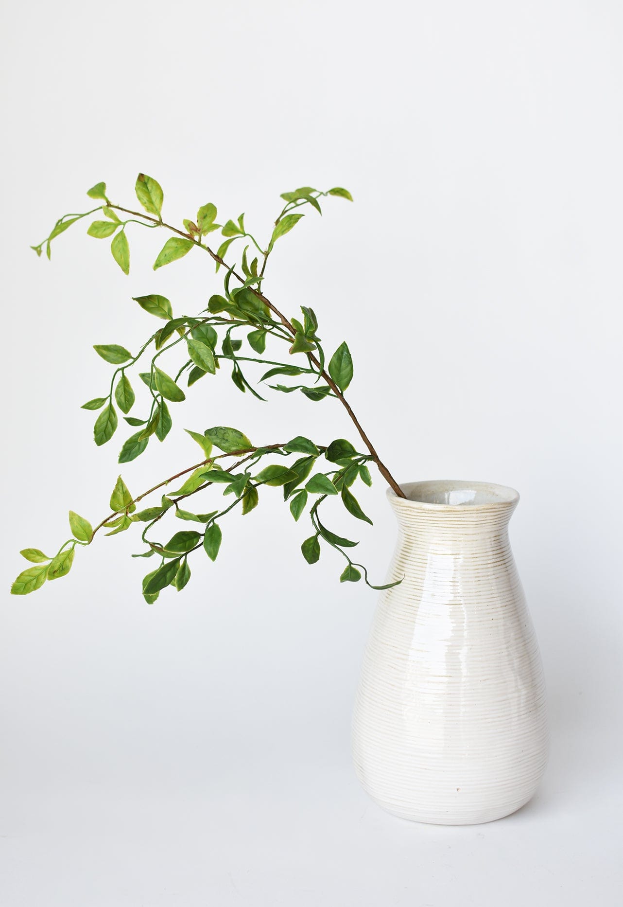 32" Faux Nandina Leaf Stem