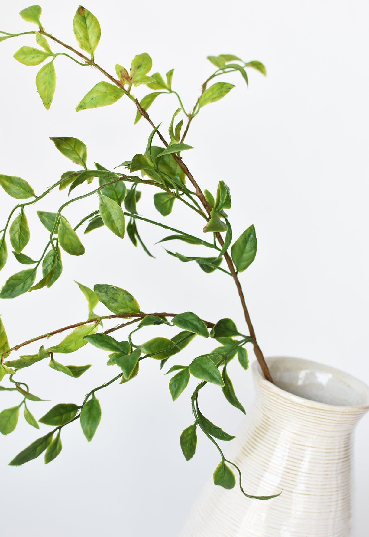 32" Faux Nandina Leaf Stem