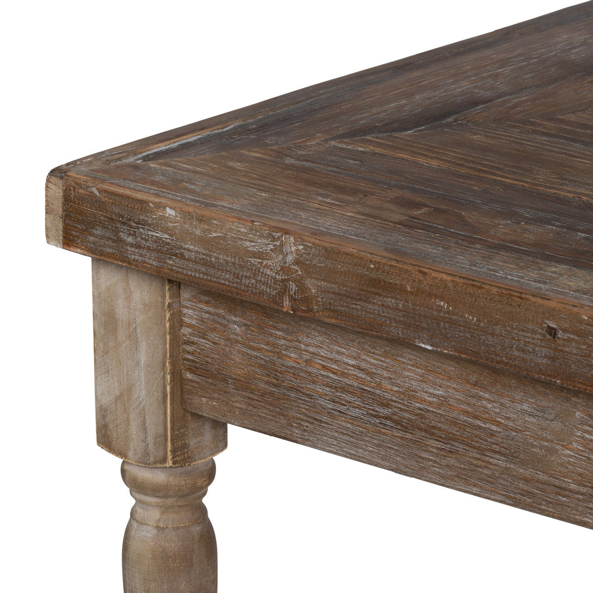 Reclaimed Wood Low Fixture Table | Rustic Accent Furniture