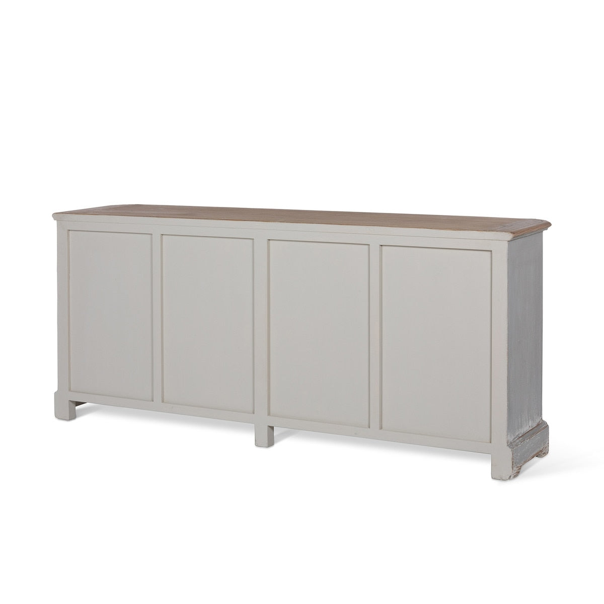 Painted French Sideboard | Distressed Pale Blue-Gray Storage