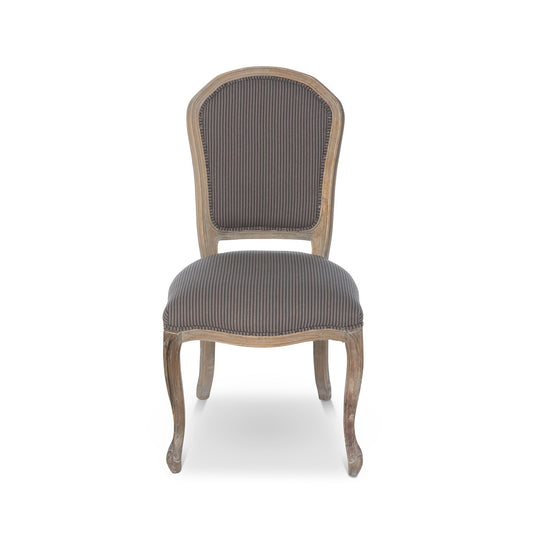 Grey Stripe Dining Chair | Modern Farmhouse Dining Room Seating