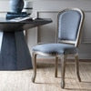 Grey Stripe Dining Chair | Modern Farmhouse Dining Room Seating