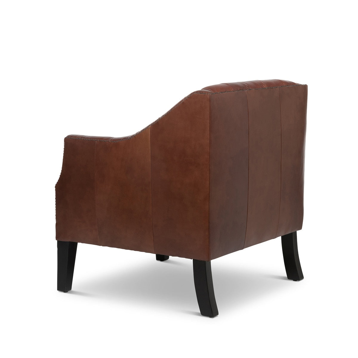 Mahogany Leather Library Chair | Luxurious Classic Seating