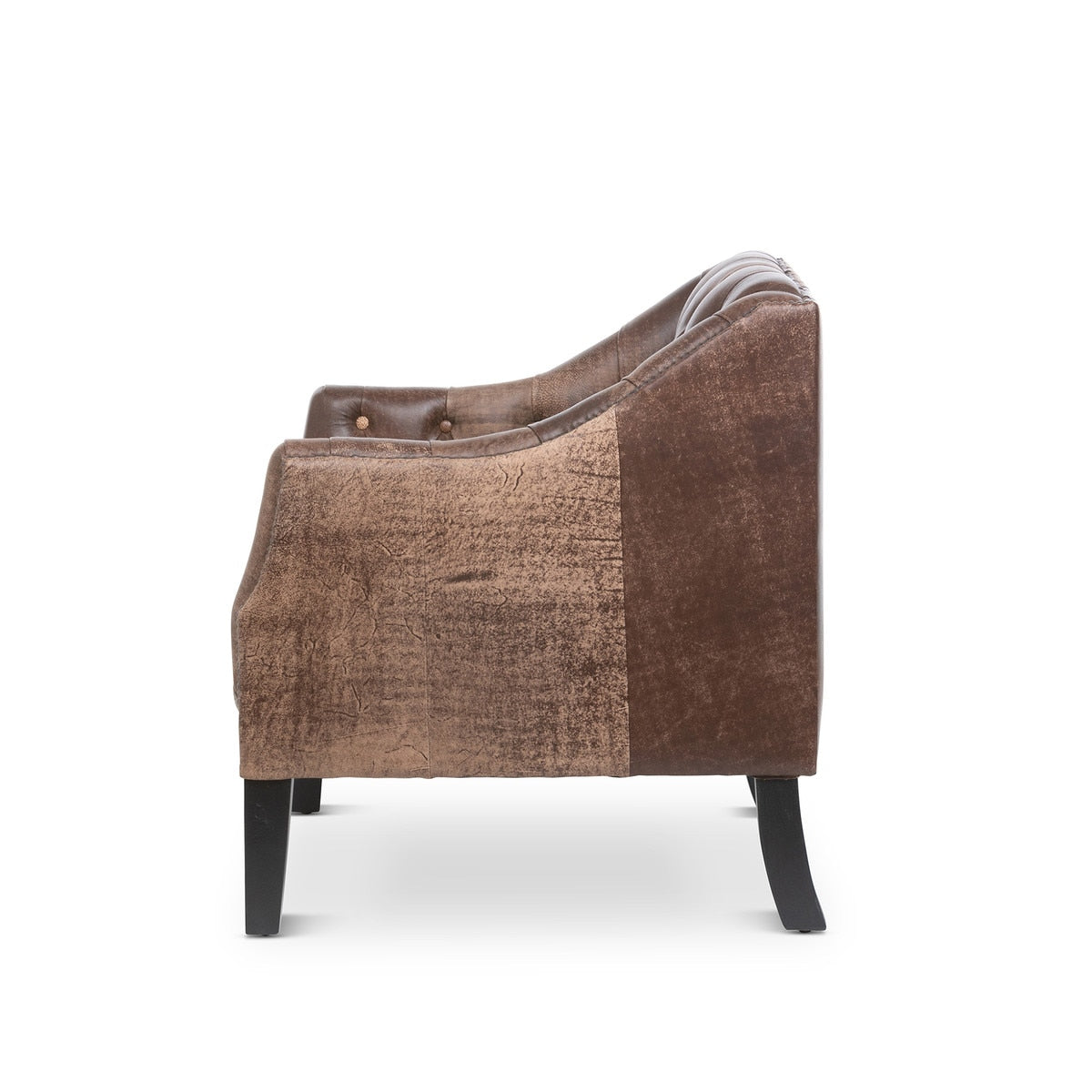 Brent Tufted Leather Club Chair | Luxurious Tufted Leather Seating