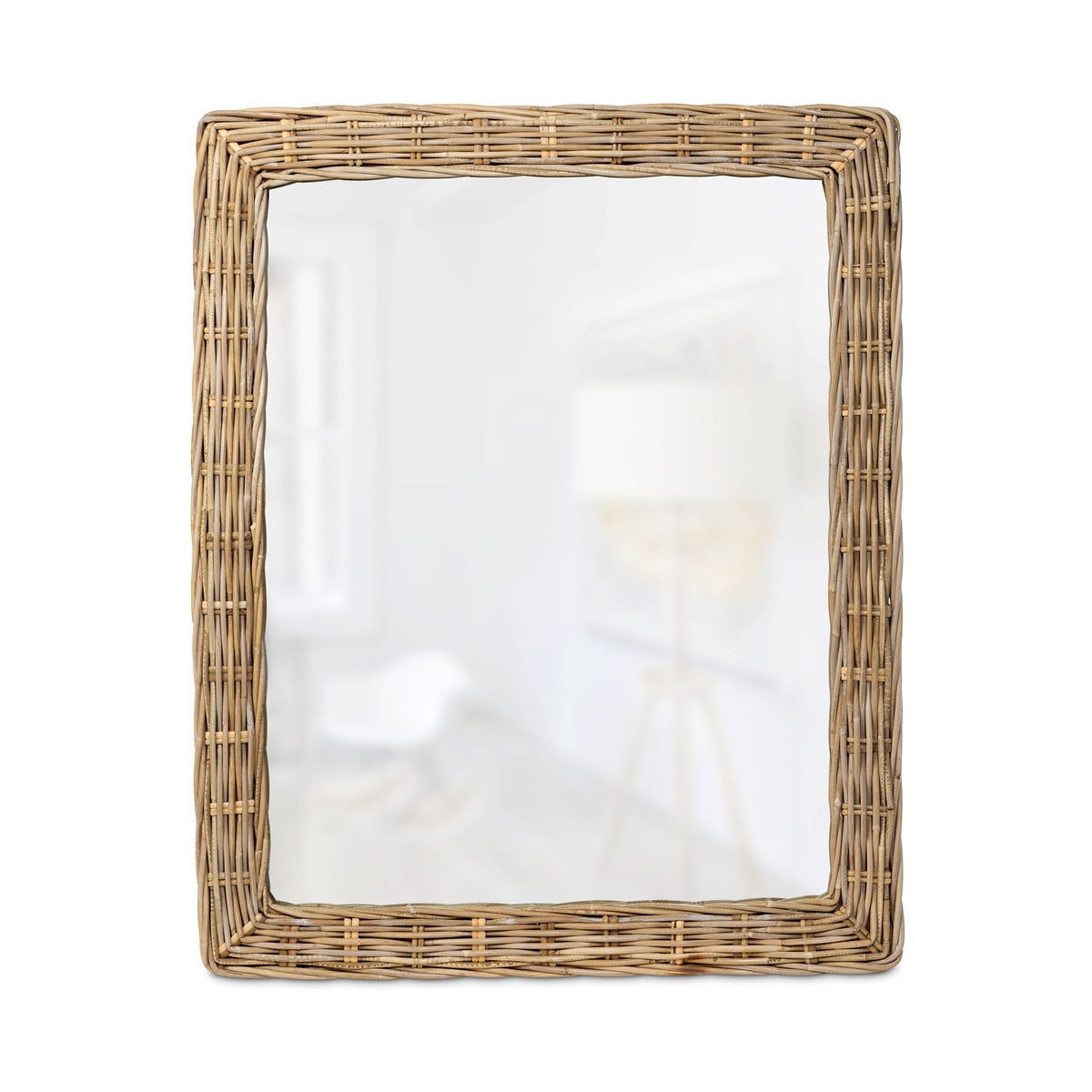 Muriel Rattan Mirror | Natural Decorative Wall Accent for Any Room