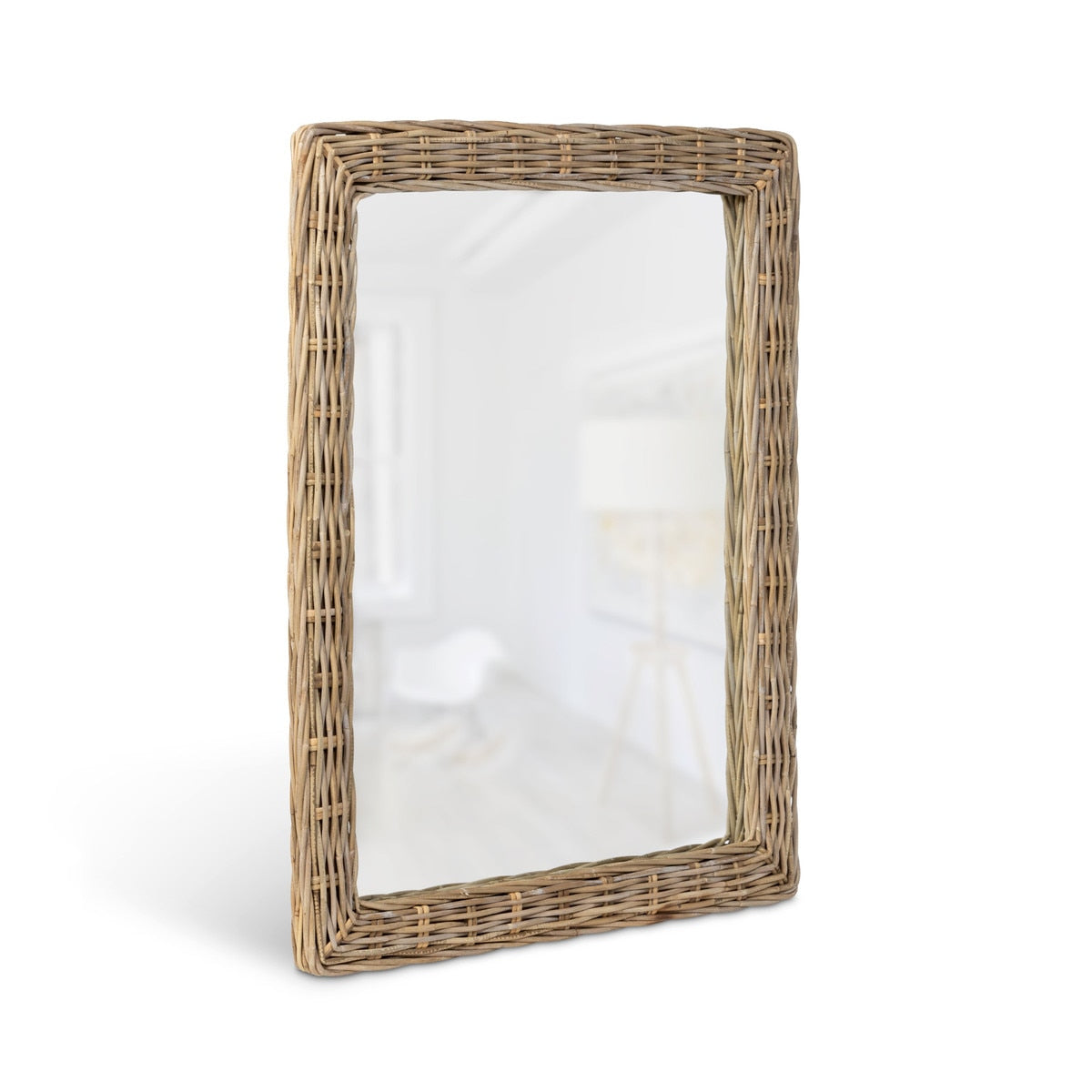 Muriel Rattan Mirror | Natural Decorative Wall Accent for Any Room