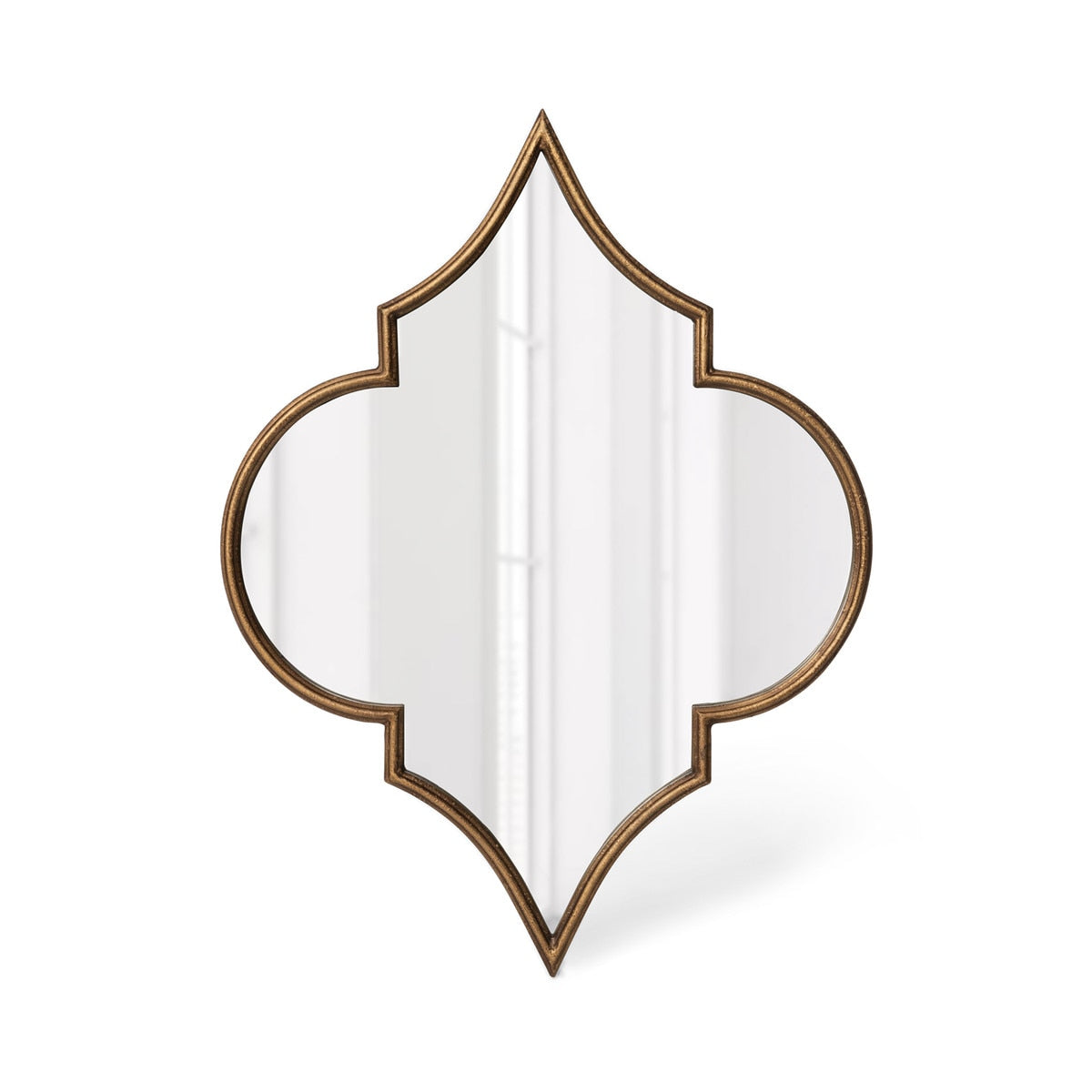 Ogee Mirror | Distressed Gold Decorative Wall Mirror, 2 Sizes Available