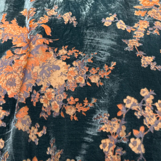 Josephine Burnout Faux Silk Velvet Euro Sham