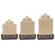 Savannah Canister & Base Set - 3