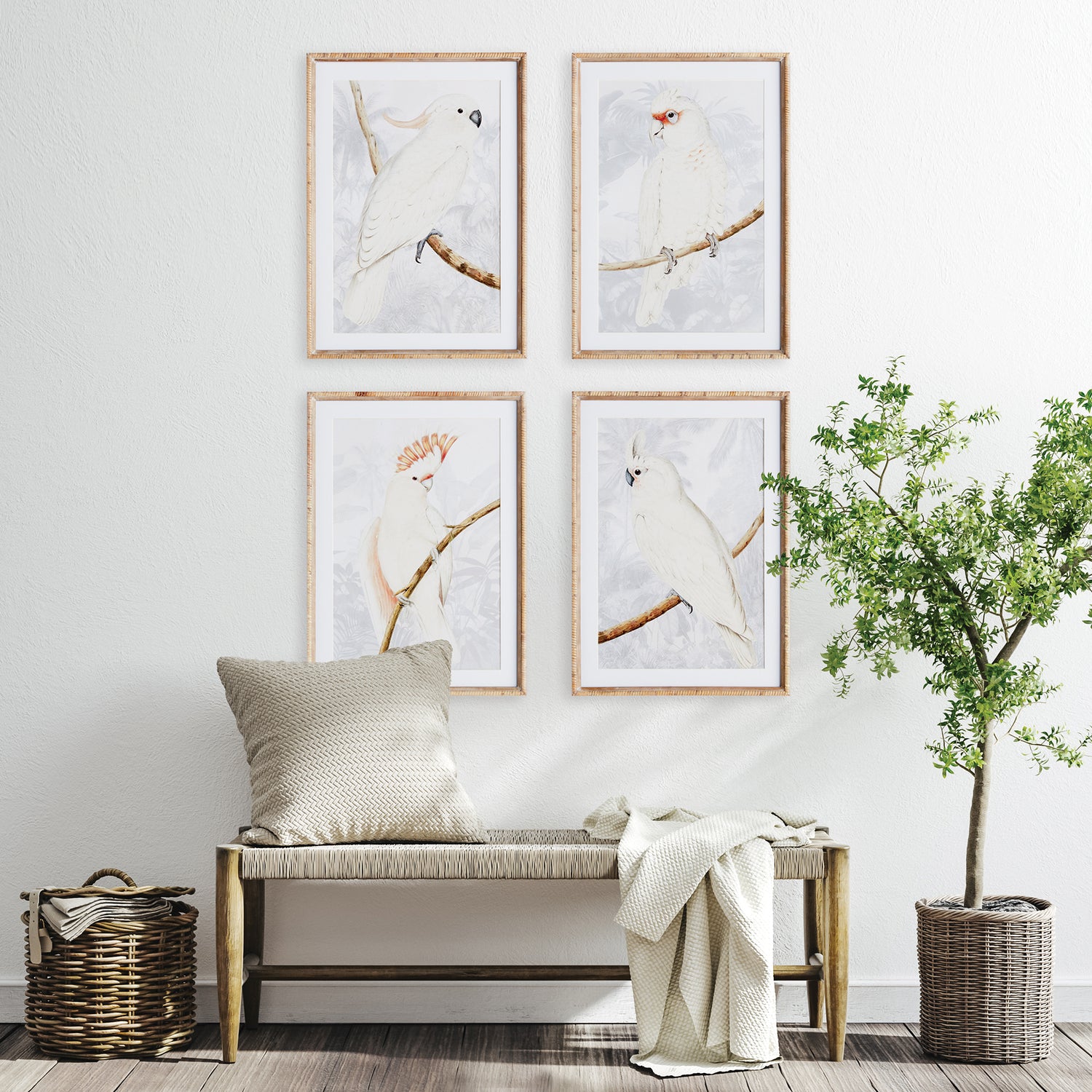 White Cockatoo Prints