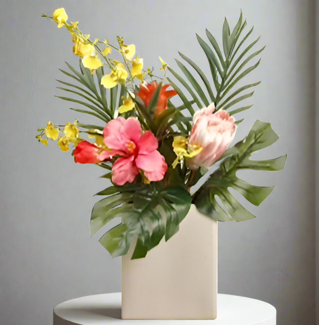 tropical floral arrangement