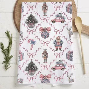 Christmas Kitchen Towels ~ Chinoiserie Xmas