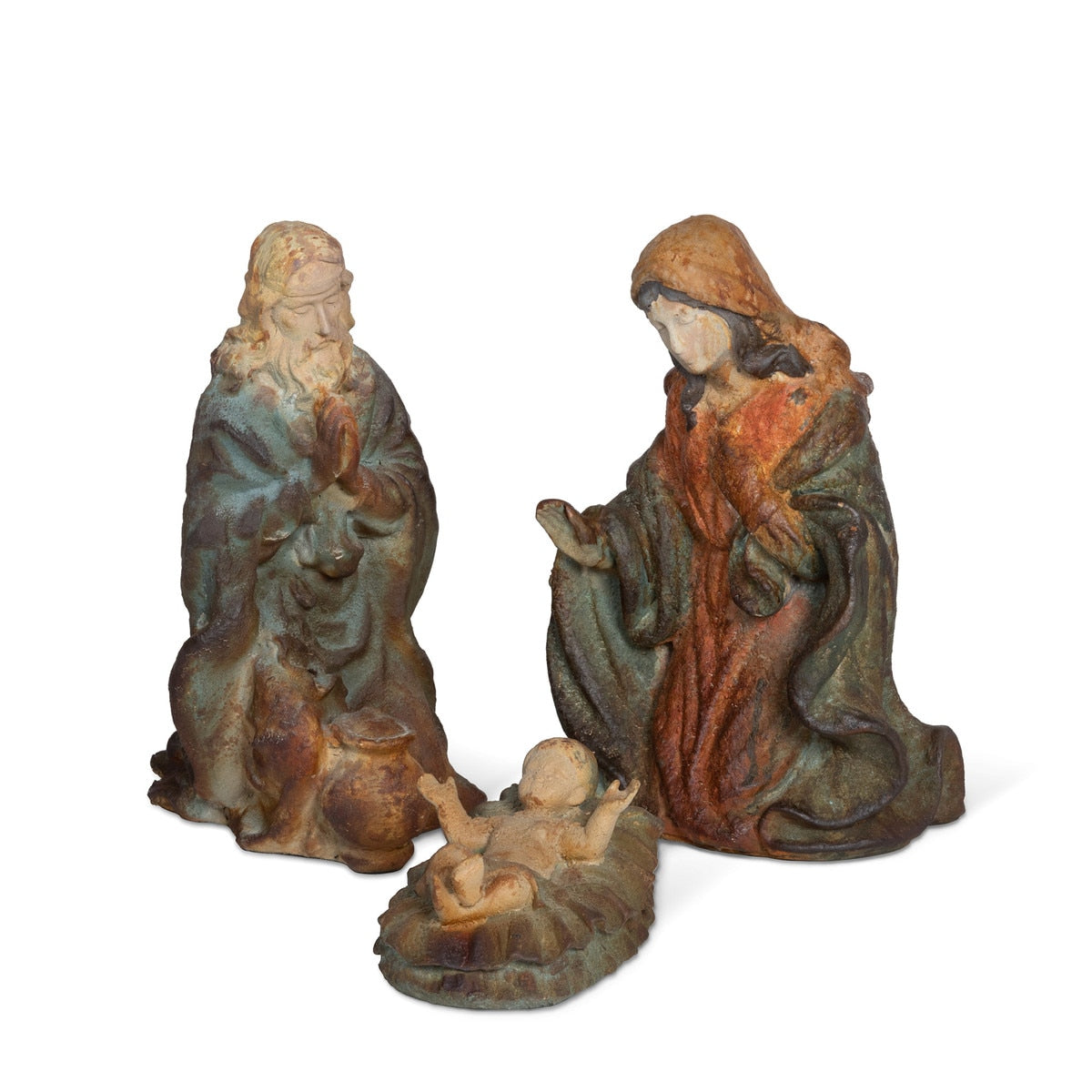 Classic Holy Family Set of 3 | Elegant Nativity Décor – Park Hill Collection