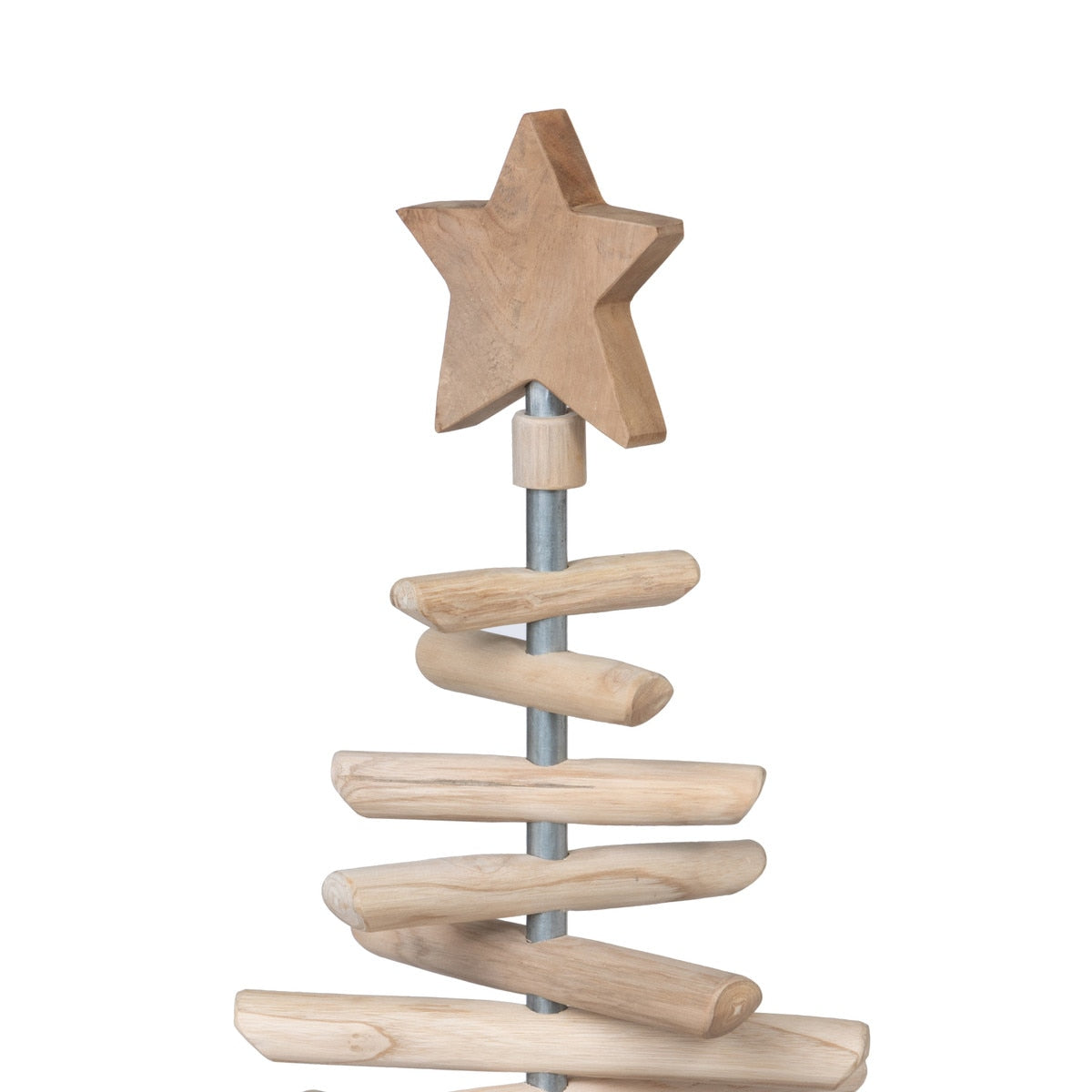 Rustic Teak Wood Christmas Tree | Natural Holiday Décor