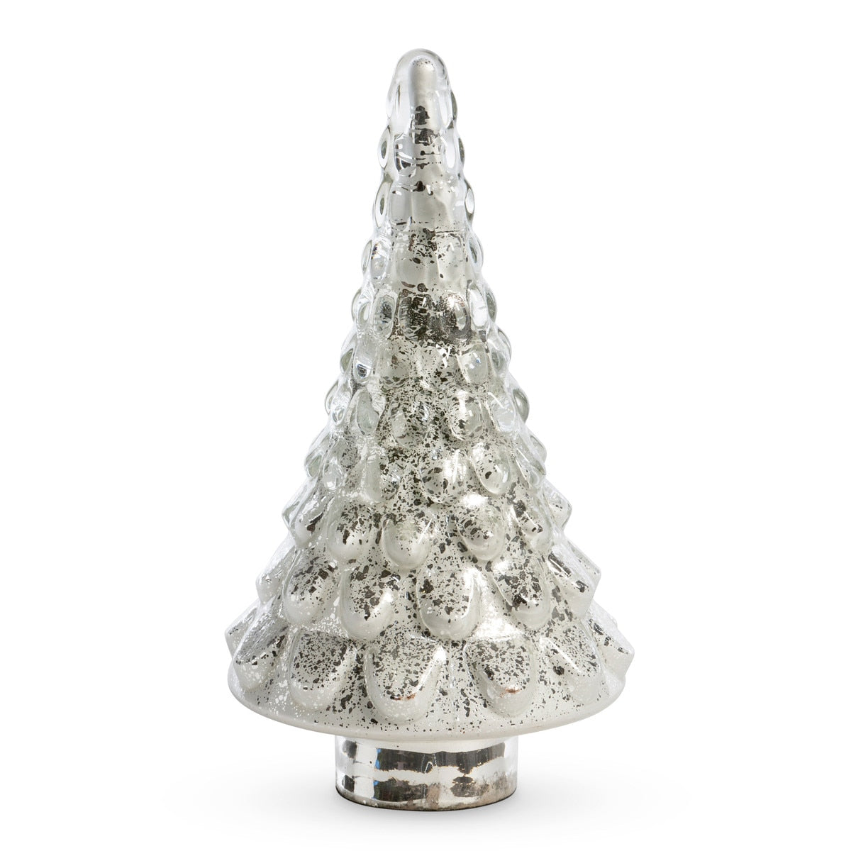 Icy Glass Tabletop Fir Tree | Elegant Glass Holiday Décor