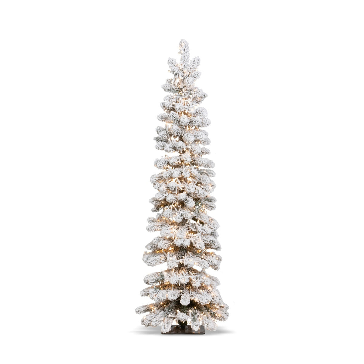 Snowy Alpine Tree 4.5 Ft | Small Snow-Dusted Holiday Tree