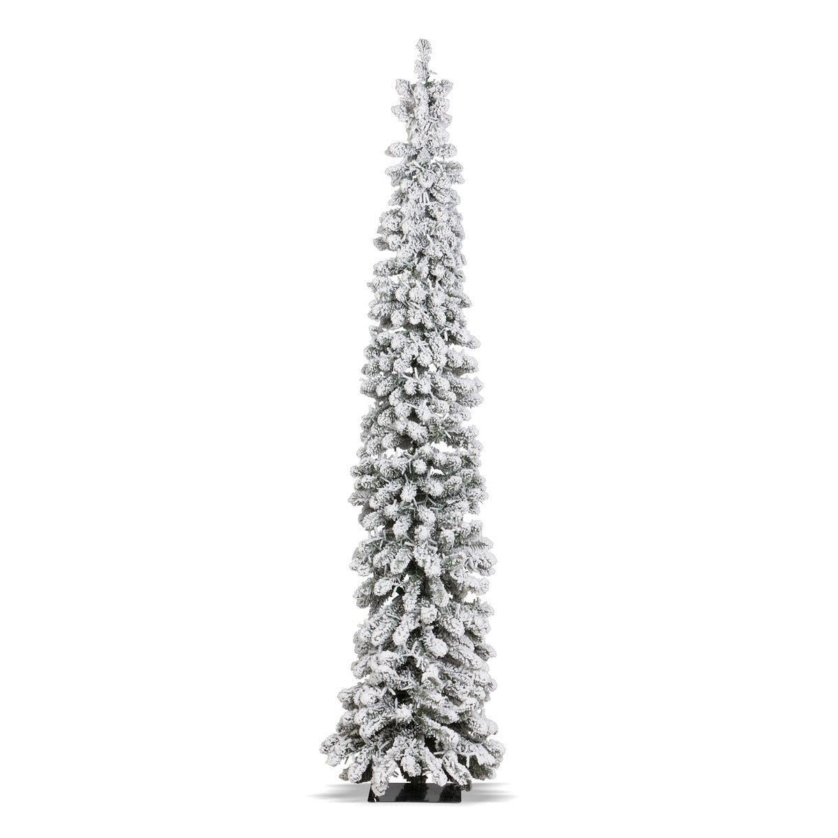 Snowy Alpine Tree 7.5 Ft | Rustic Snow-Dusted Holiday Tree