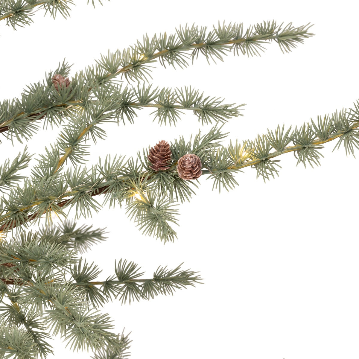 Weeping Deodar Cedar Tree with Micro Lights 60” | Elegant Holiday Décor