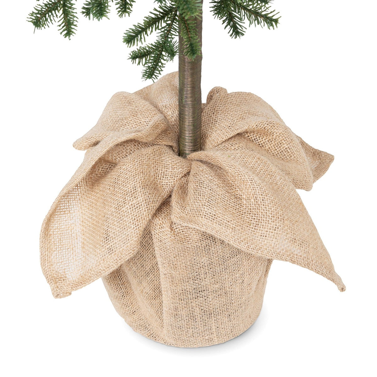 Noble Fir Front Porch Tree in Burlap Bag 90” | Rustic Holiday Décor