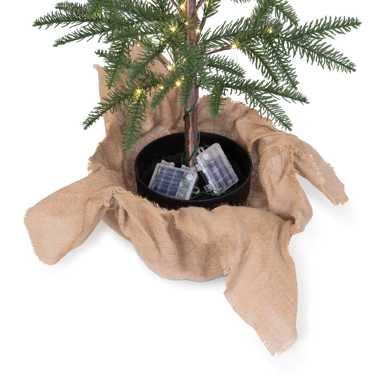 Noble Fir Tree with Micro Lights 60” | Elegant Holiday Décor