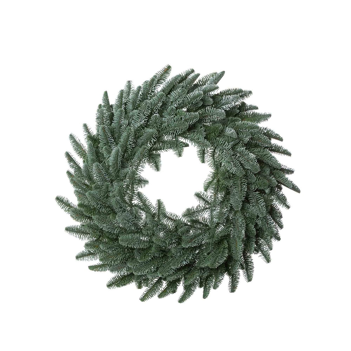 Frosted Noble Fir Wreath Set of 2 | Elegant Snow-Kissed Holiday Décor