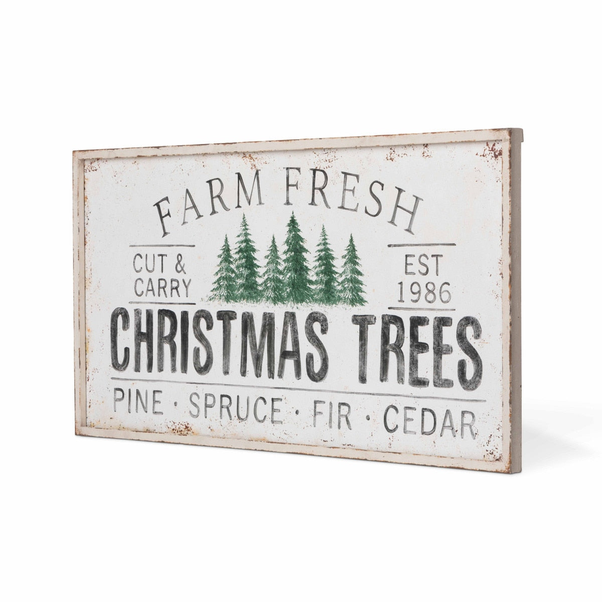 Christmas Tree Farm Iron Plaque | Vintage Farmhouse Holiday Décor – Park Hill